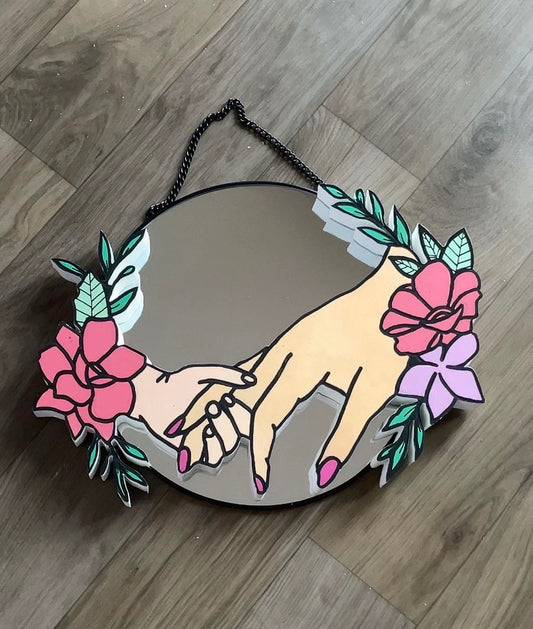 MIROIR DECORATIF "LIEN ETERNEL"